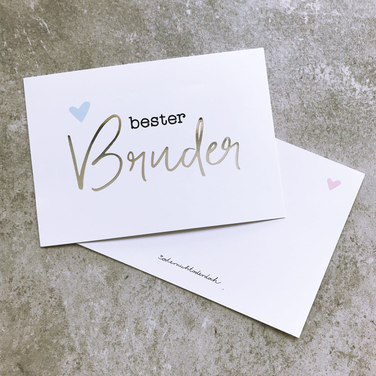 Postkarte „Bester Bruder