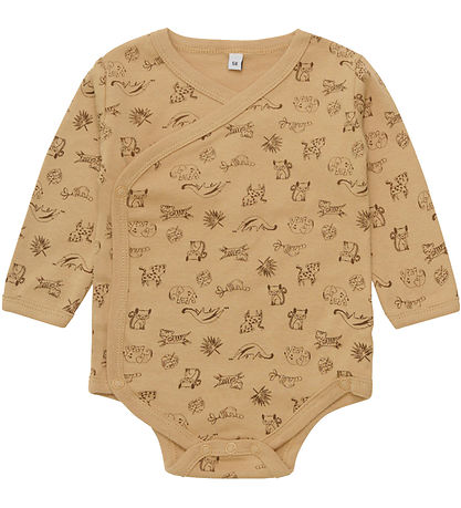 Pippi BabySwirl Bodys L/æ - 4er-Pack - Whitecap Grey