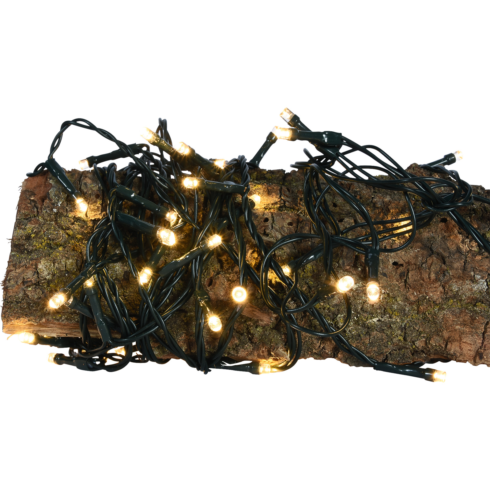 Lichterkette 15 m warmweiss und multicolor