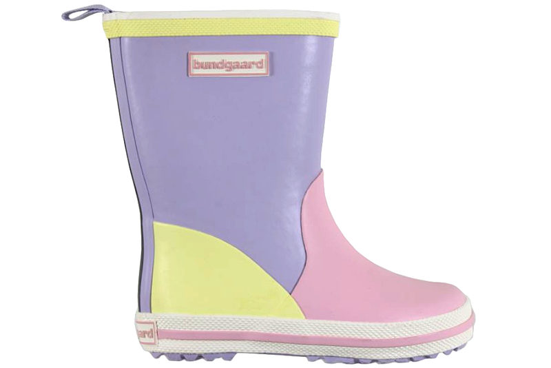 BUNDGAARD CHARLY HIGH LILAC MULTI PRINT GUMMISTØVLE