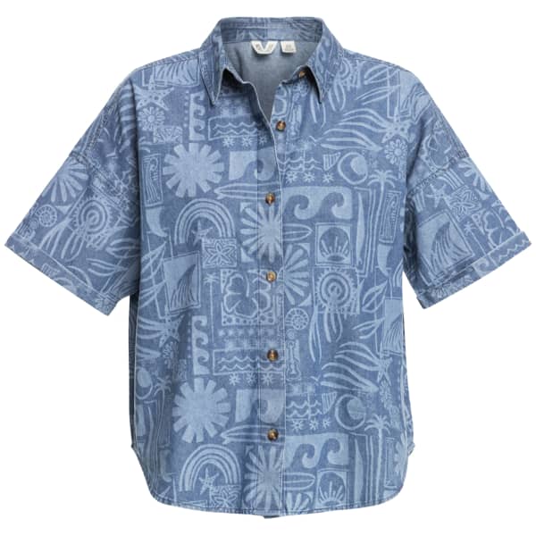 Chemise ROXY BEACH NOSTALGIA DENIM W MEDIUM MEDIUM BLUE
