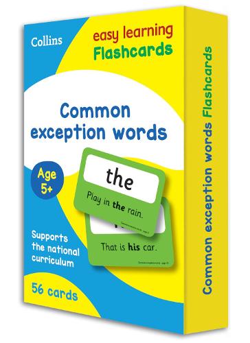 Common Exception Words Flashcards: Ideal for Home Learning - Collins Easy Learning KS1