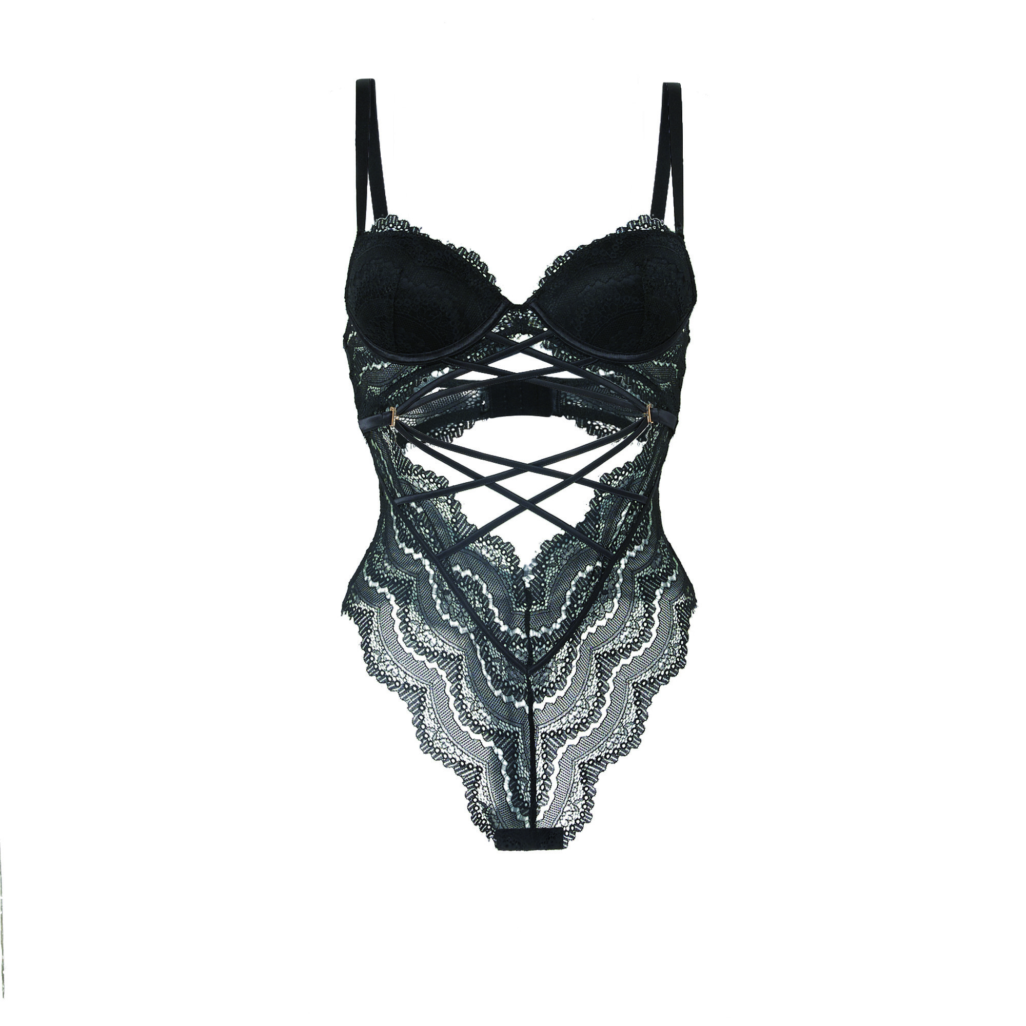 Body push-up en dentelle