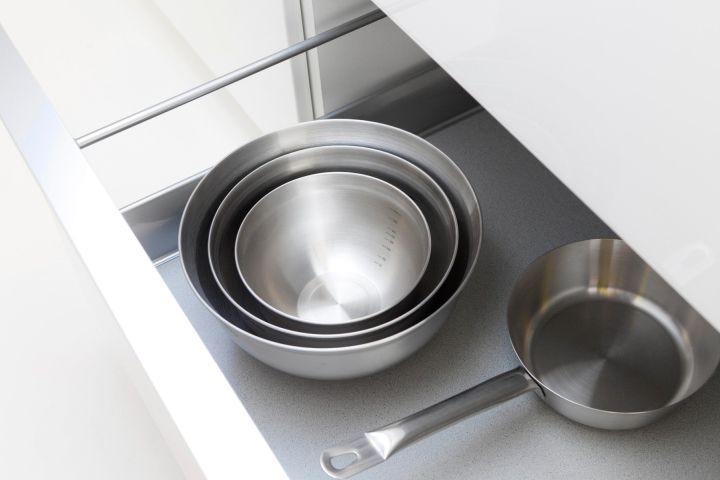 Profile Mengkom met antislip bodem, 3,0 liter - Matt Steel