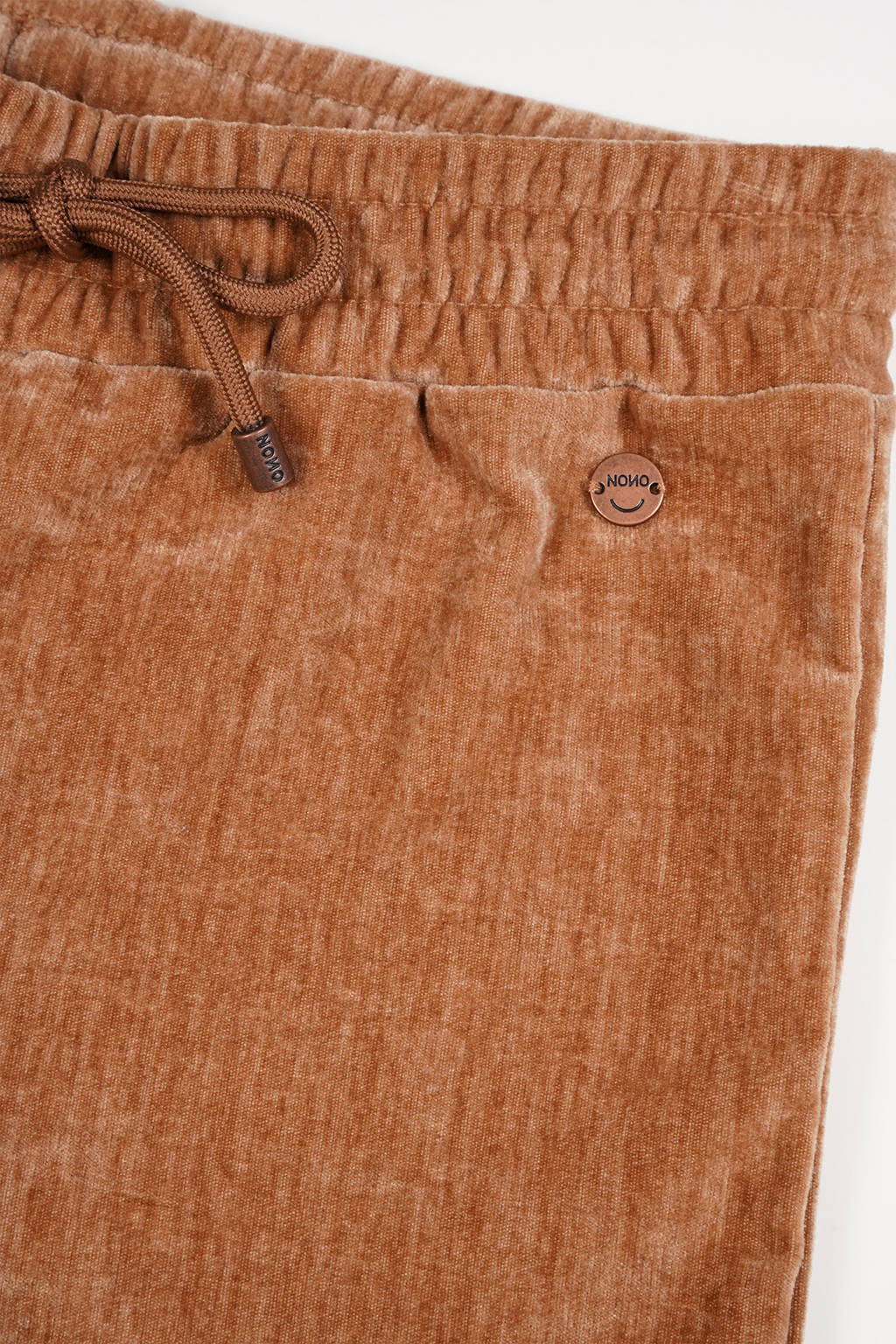 NONO flared broek Sady warmbruin