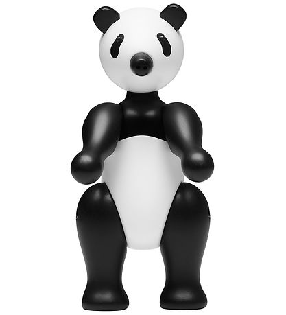 Kay Bojesen Tr?figur - Panda - 15 cm - WWF 2019 - Lille - Sort/H