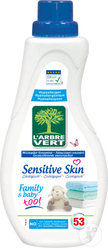 L'Arbre Vert Adoucissant Concentré Écologique Peaux Sensibles Flacon 800ml