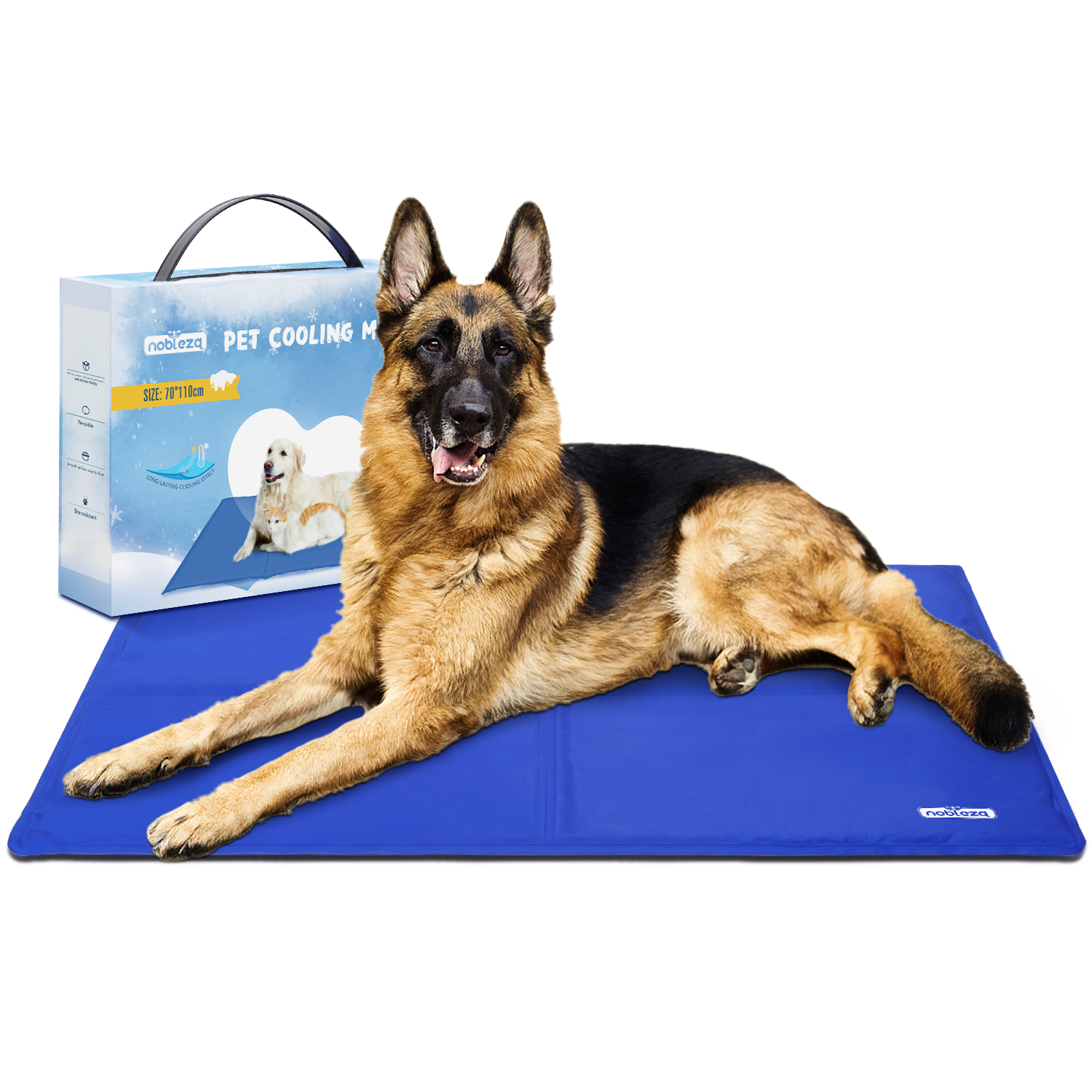 Nobleza - Tapete Refrescante para Animais de Estimação de Grande Porte. Auto-refrescante. Atóxico.