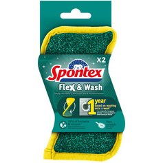 Éponge Flex & Wash, pack de 2