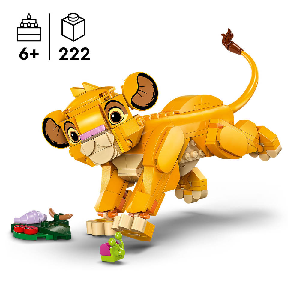 LEGO Disney Simba de Leeuwenkoning als welp 43243