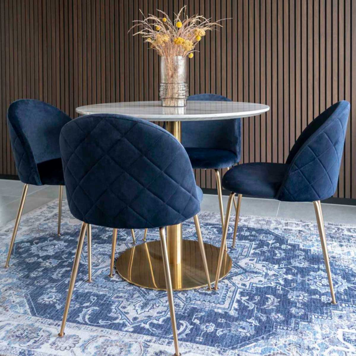 Eetkamerstoel Aniek Blauw