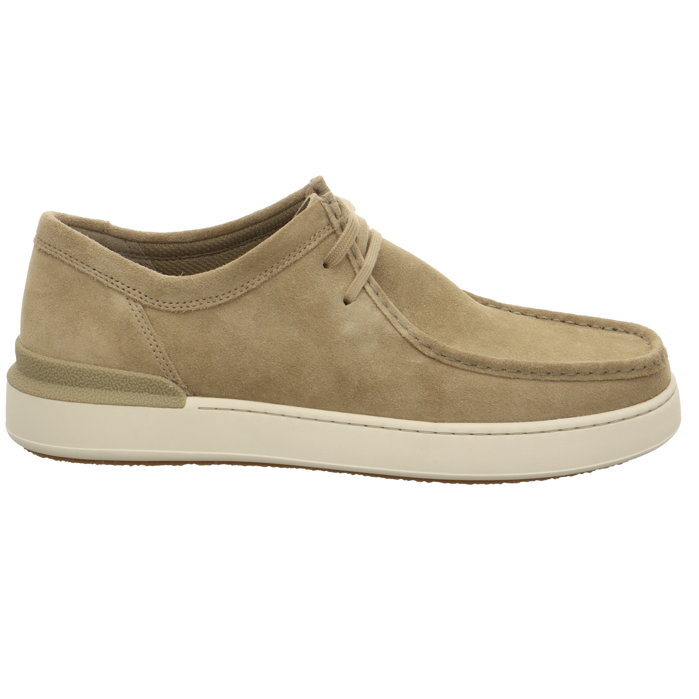 Schnürschuh beige