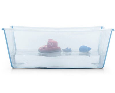 Stokke Flexi Bath Badebalje XL & Badestøtte, Ocean Blue