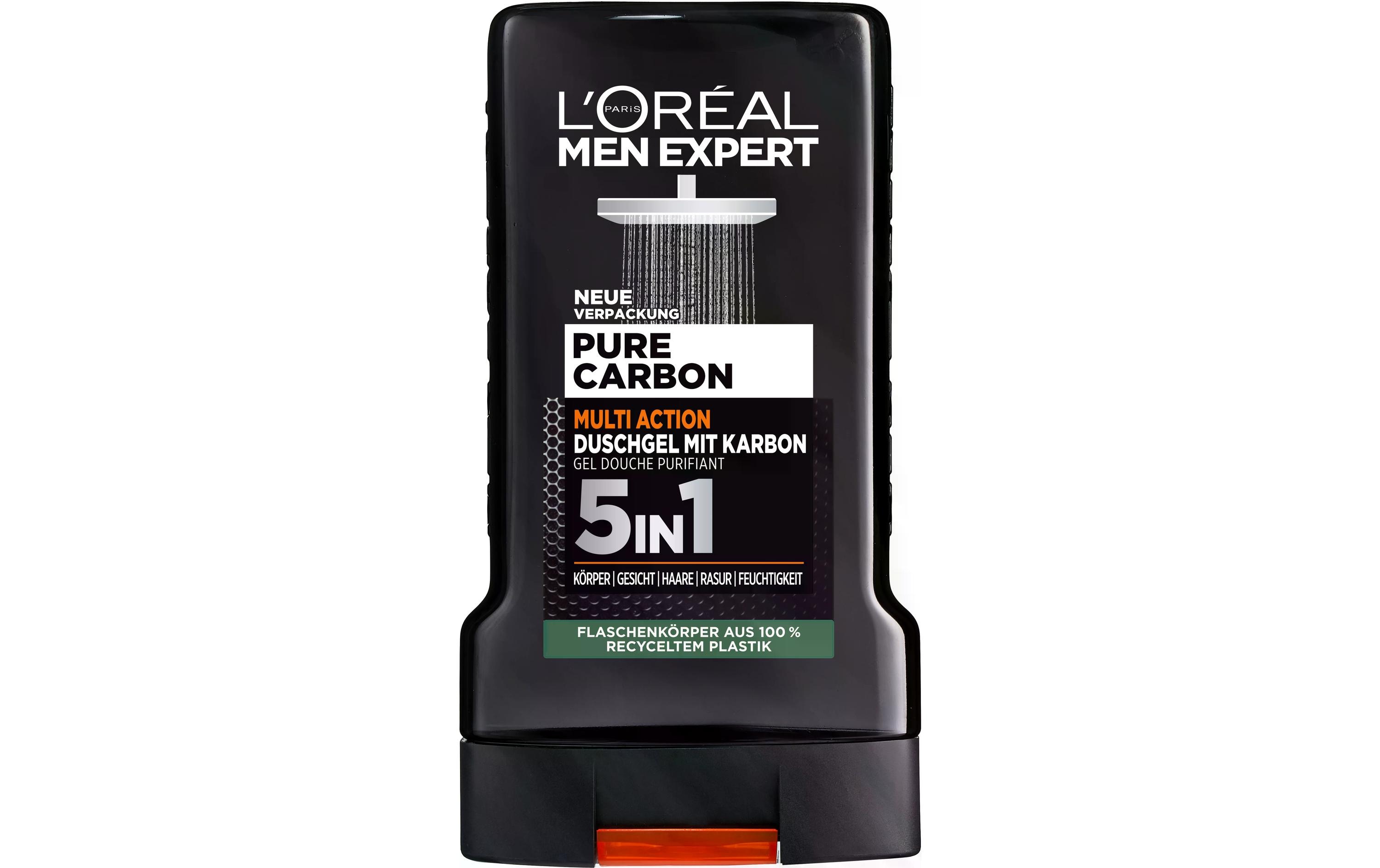 Duschgel Carbon Clean 250 ml5in1 Waschgel speziell für Männer reinigt intensiv und ist zur Rasur geeignet