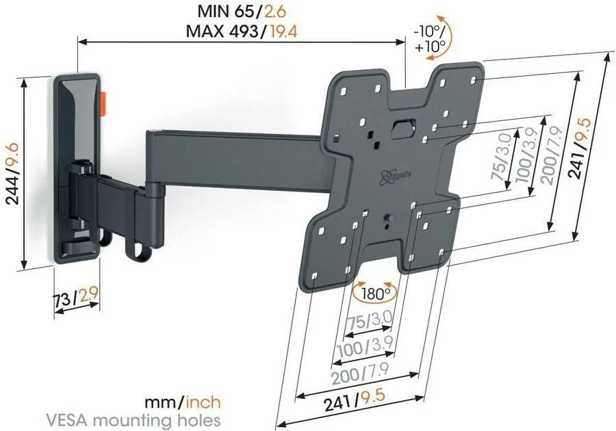 Vogel's TVM 3245 Supports TV