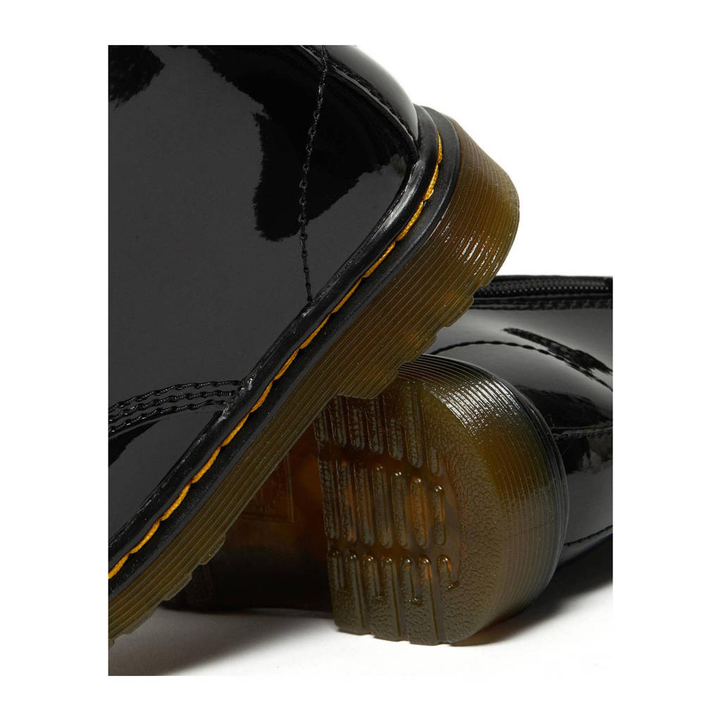 Dr. Martens 1460 Patent Peuter leren veterboots zwart