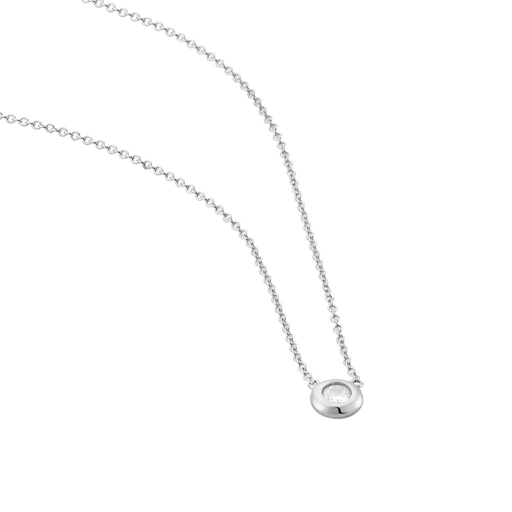 Collier Argent Laureano Oxydes De Zirconium