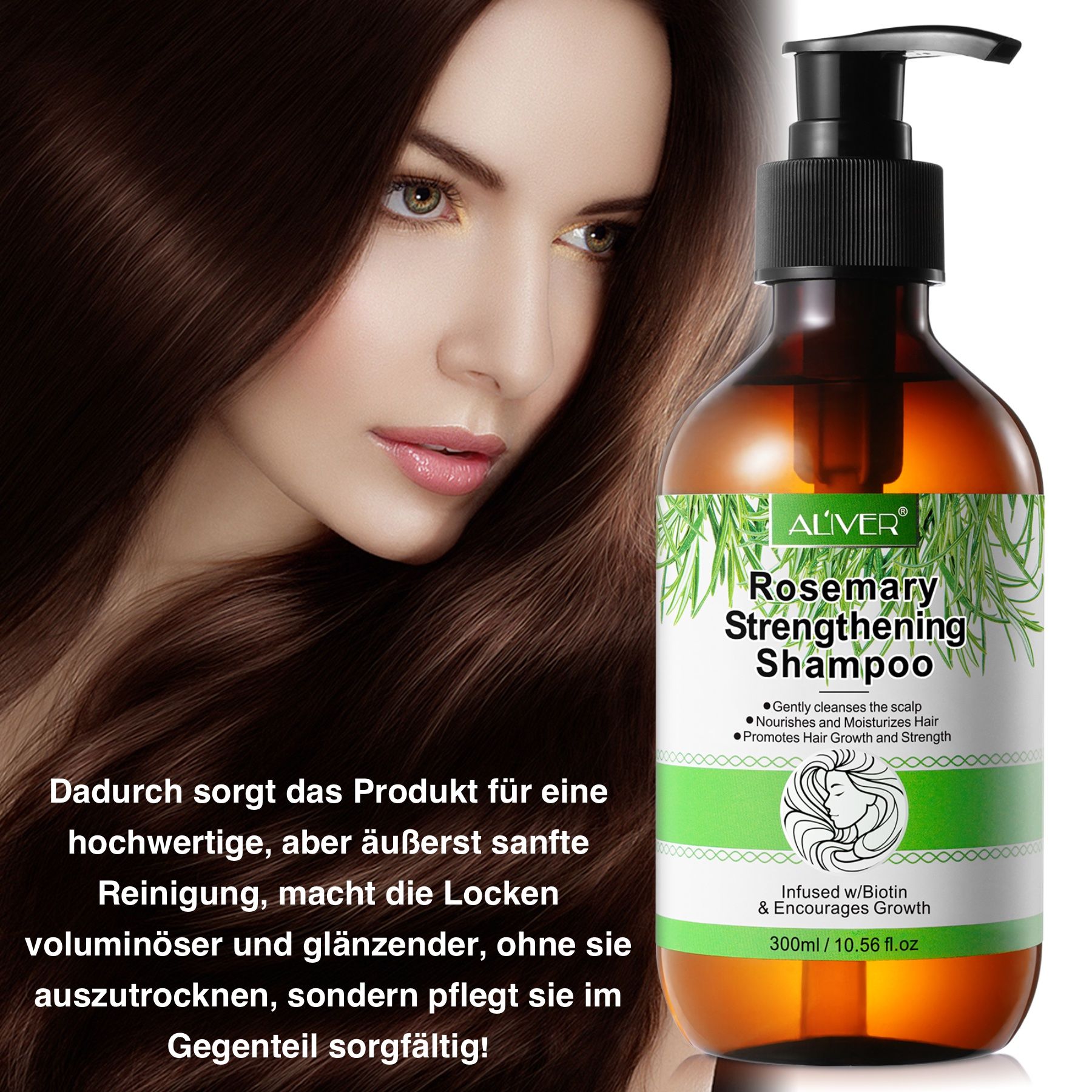 ALIVER Haarshampoo Rosmarinöl für Haarpflege