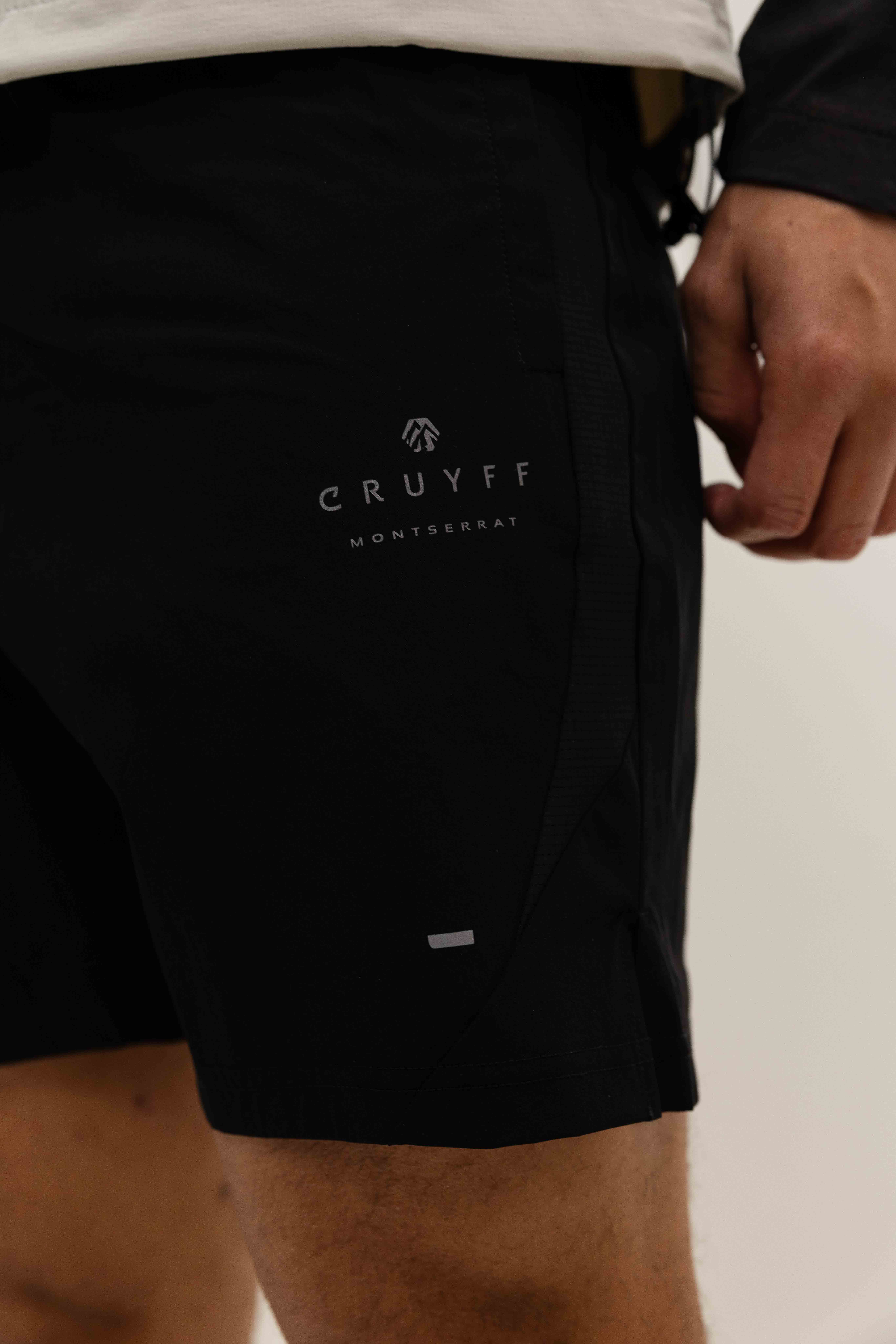 Cruyff Montserrat Vortis 7' Korte Broek Heren Zwart