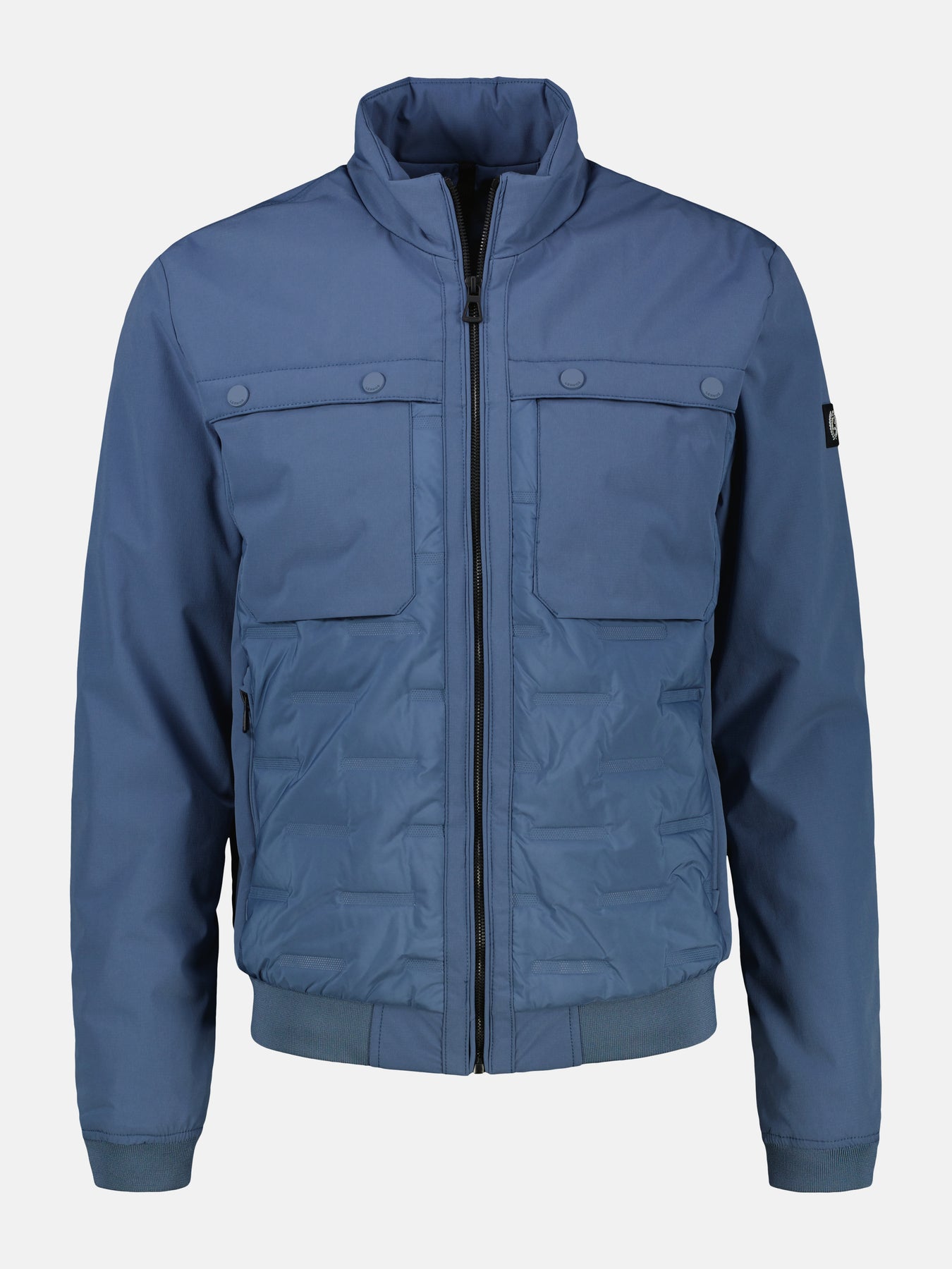 Sportiver Blouson in Struktur-Steppdesign