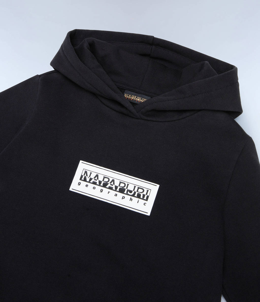 Napapijri hoodie met logo zwart