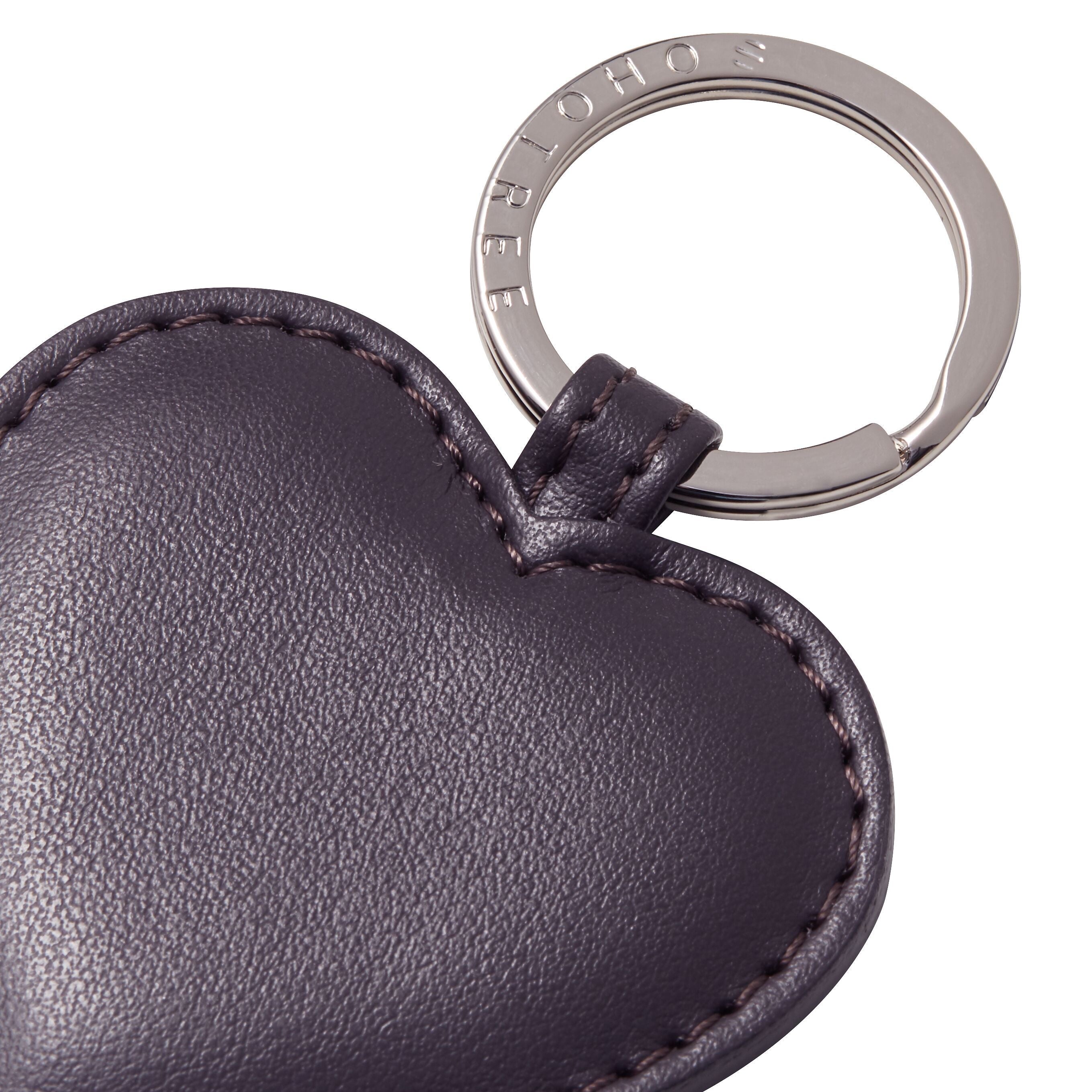 LOVE HEART Herzanhänger anthrazit - Anthrazit / B: 9.0 cm x T: 6.3 cm x H: 0.5 cm