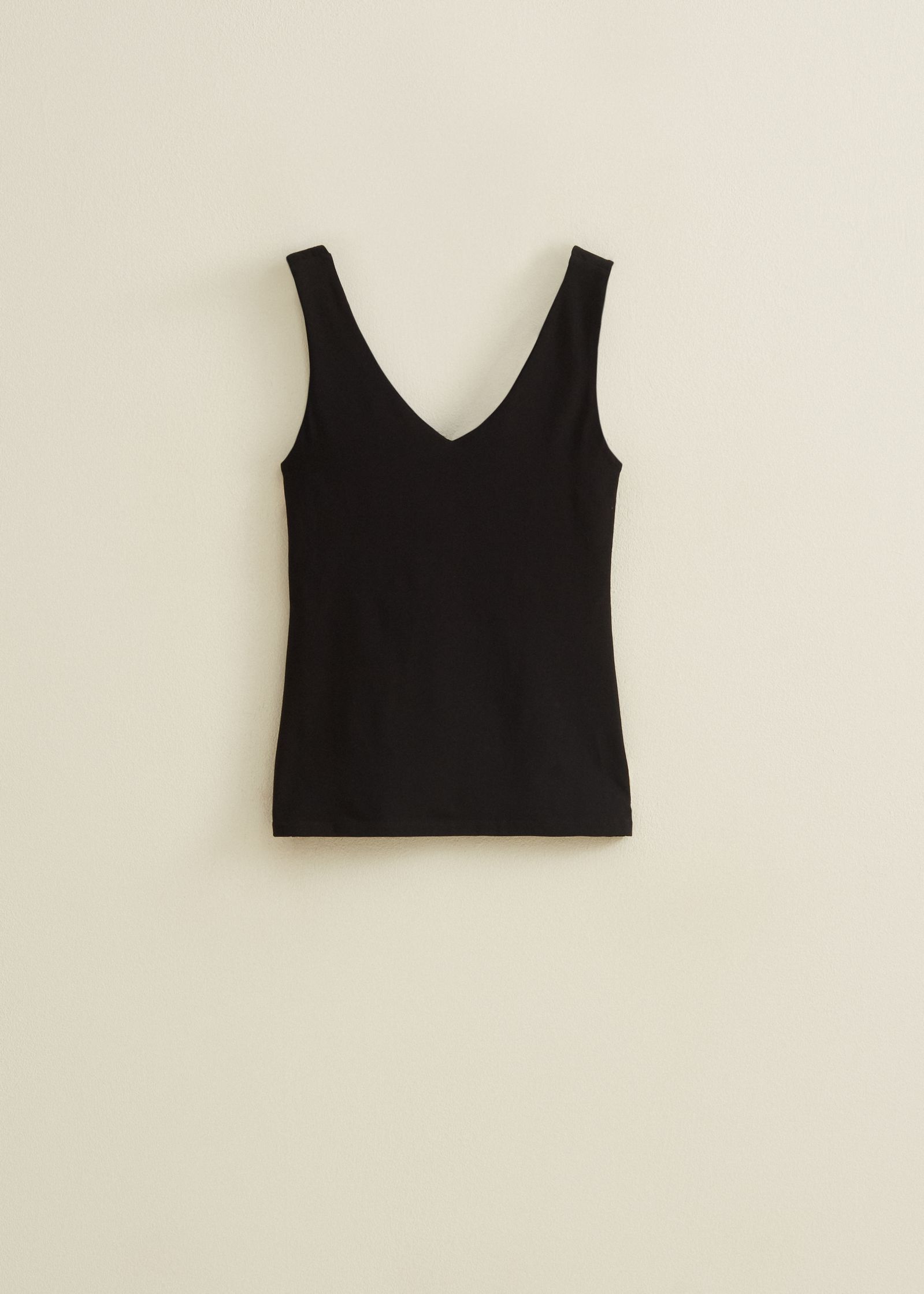 Basic singlet met v-hals