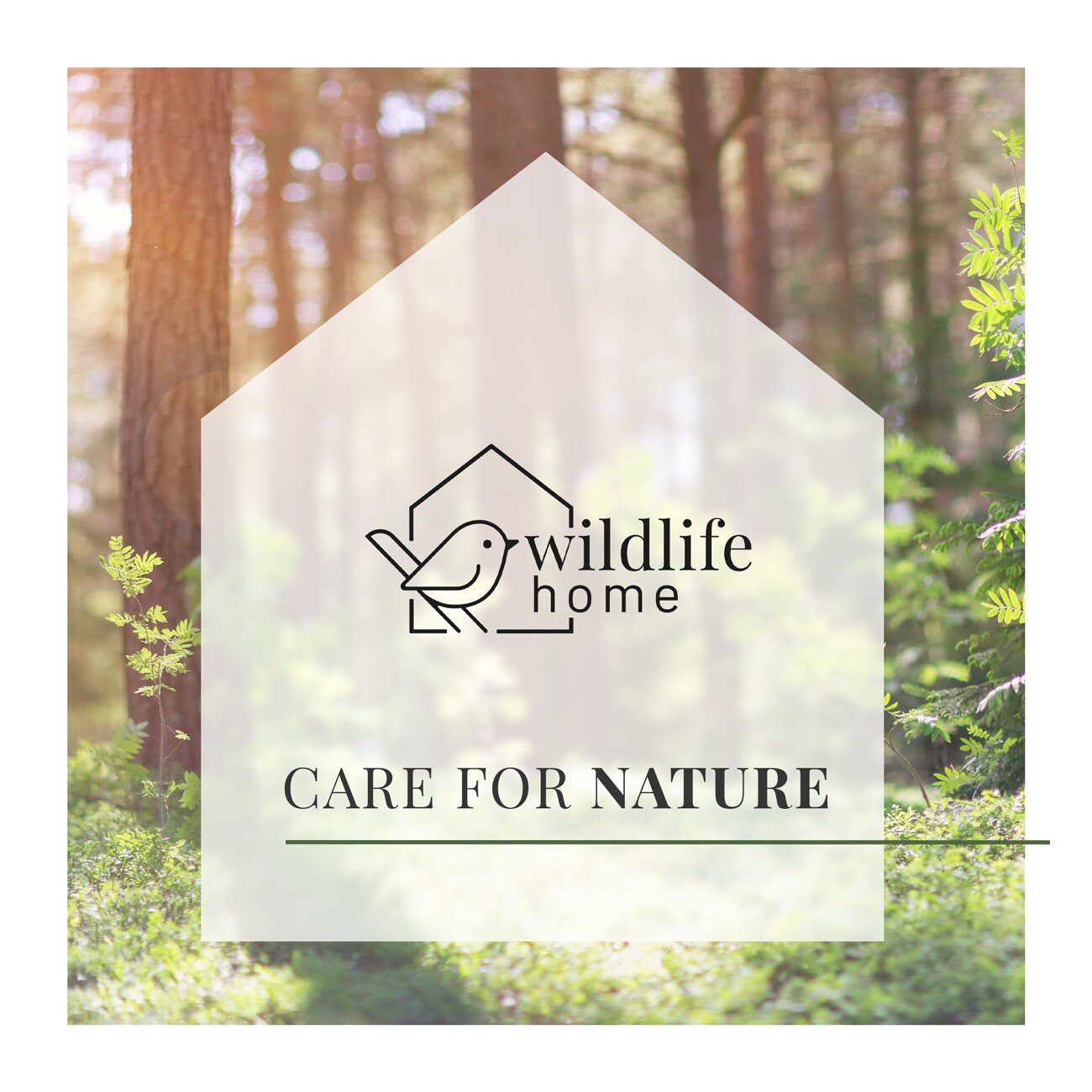 WILDLIFE HOME Nistkasten mit Metalldach 28mm Einflugloch