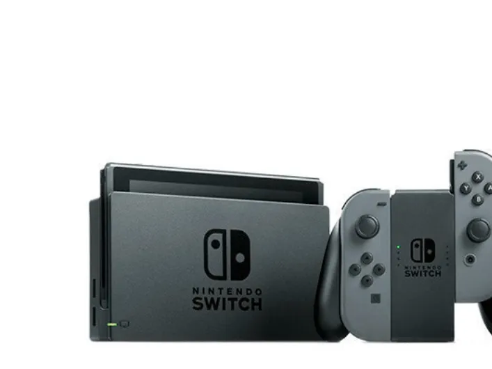 Nintendo Switch - Spilkonsol - Full HD - grå, sort