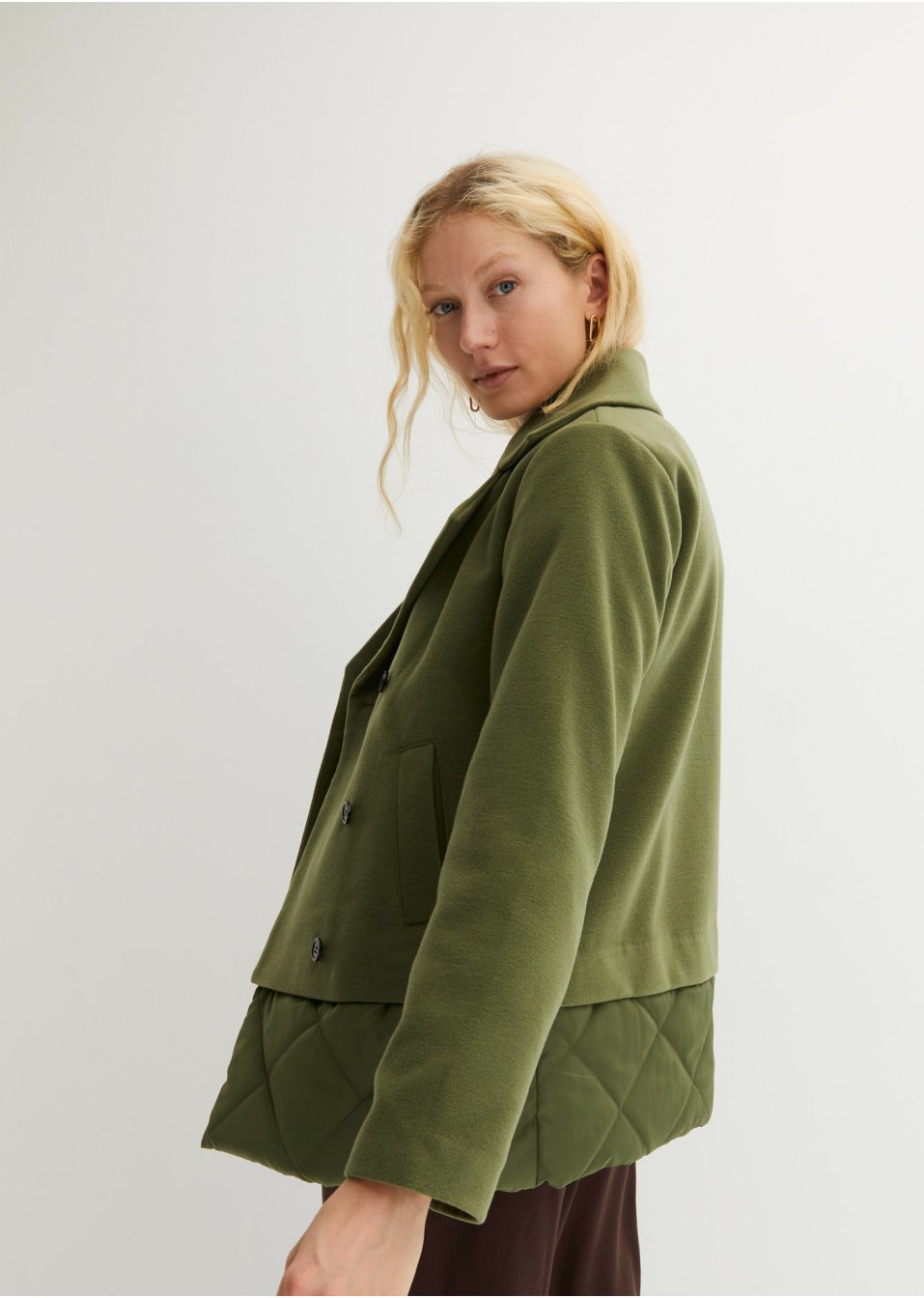 Veste blazer matelassée
