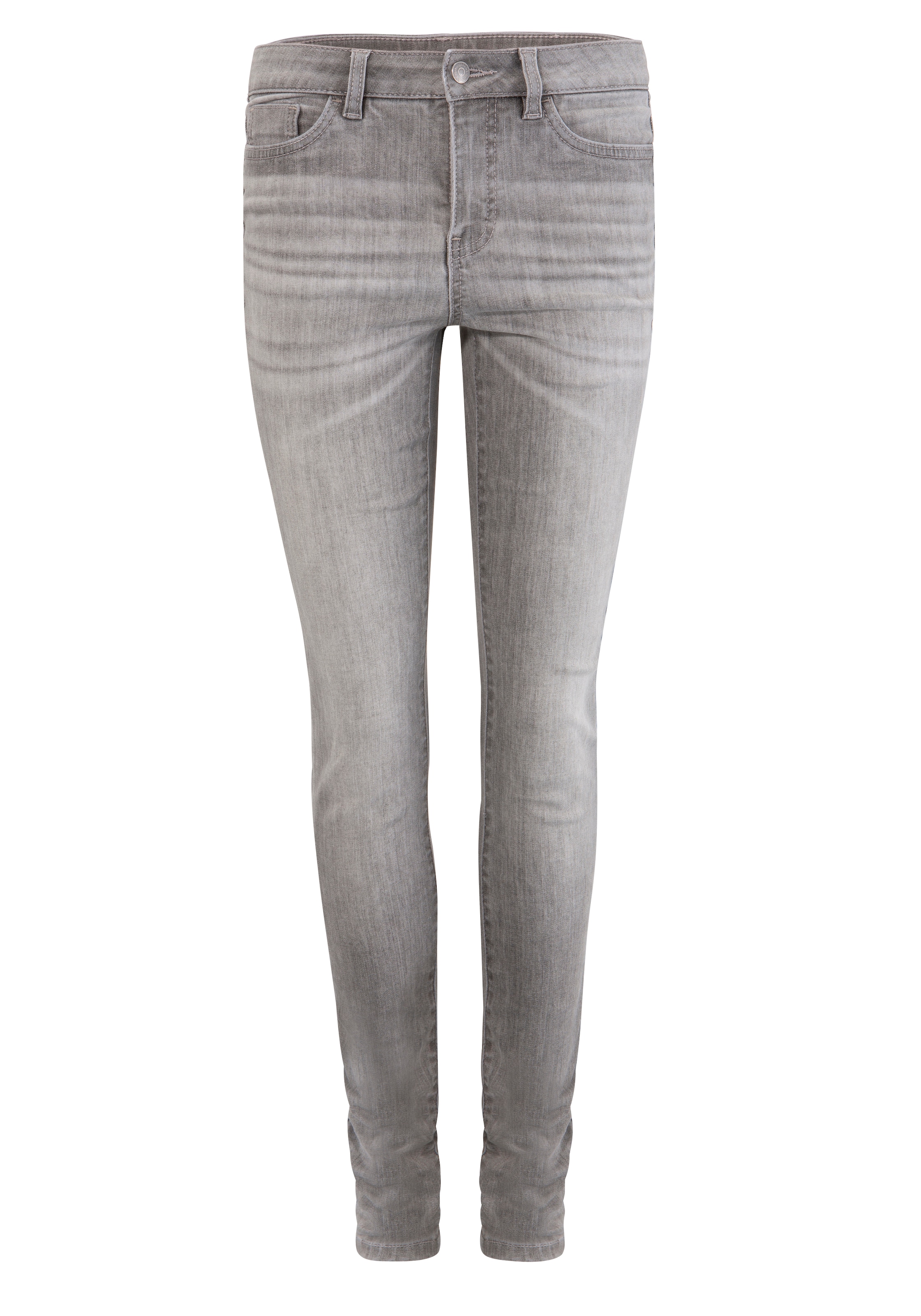KangaROOS 5-Pocket-Jeans »SUPER SKINNY HIGH RISE«, knöchellang,  mit Used-Optik,  hohe Leibhöhe