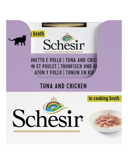 Schesir Kat Bouillon 70 g - Kattenvoer