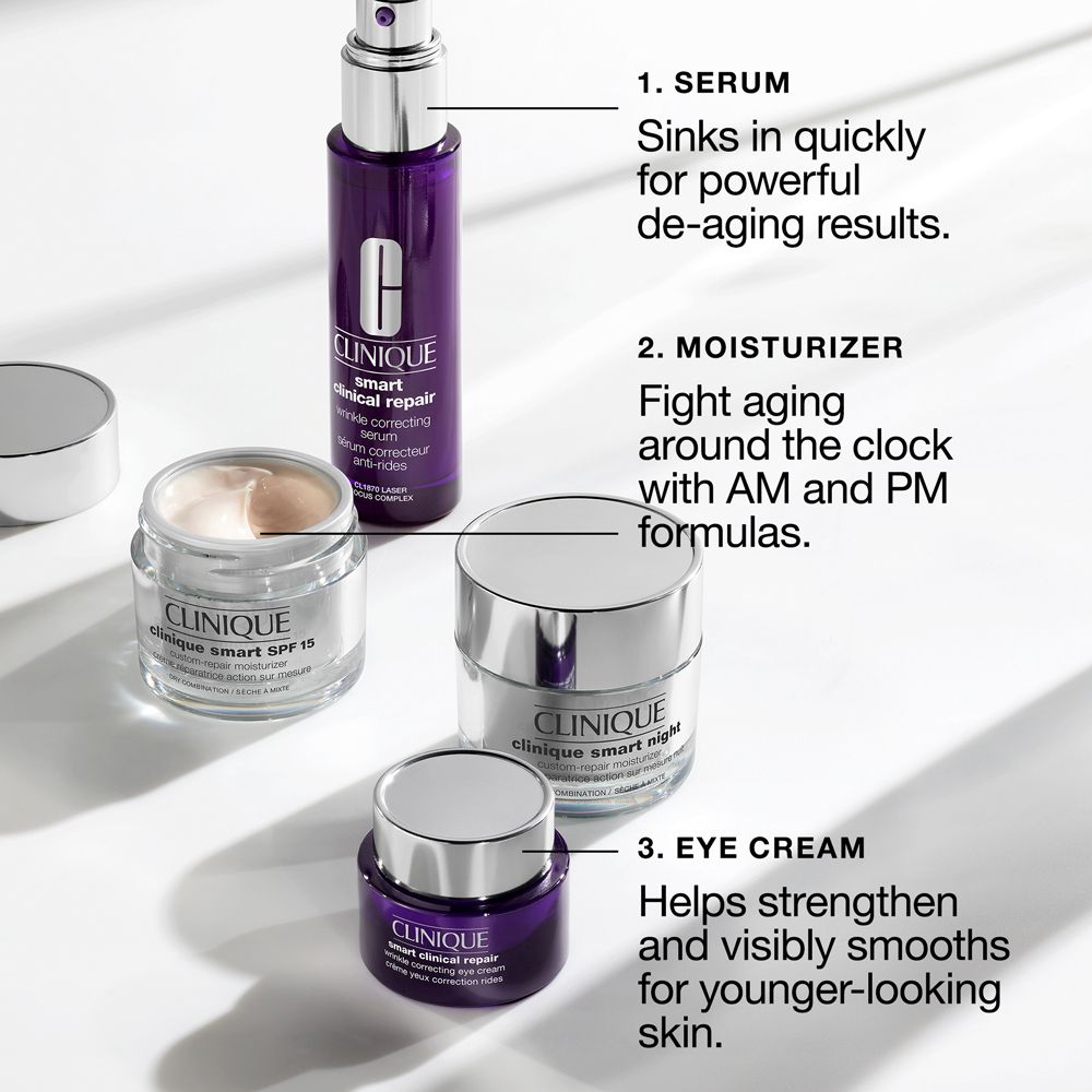 CLINIQUE Smart Clinical Repair™ Wrinkle Correcting Serum Anti-Age & Anti-Falten Feuchtigkeitspflege