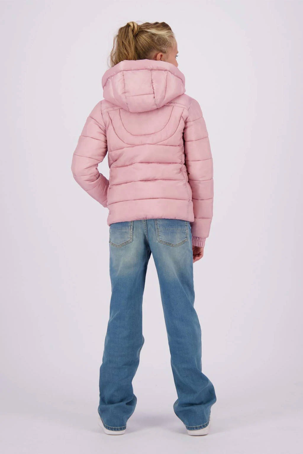 Vingino gewatteerde winterjas Tianne pastelroze