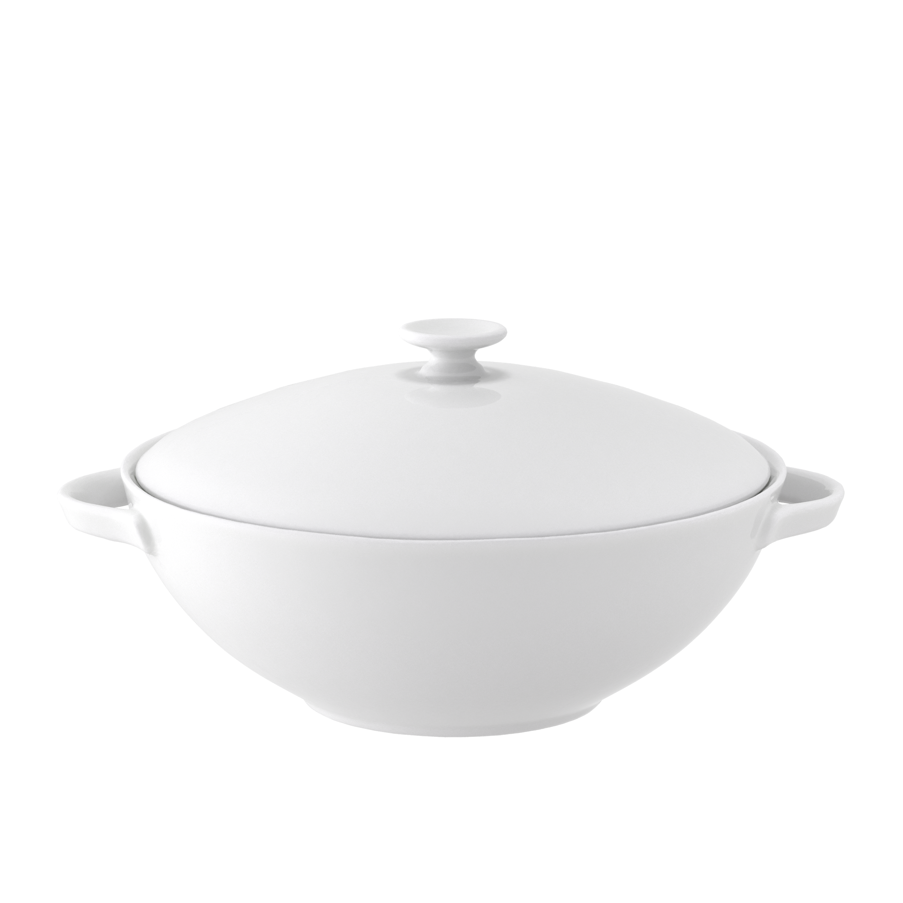 Anmut Tureen White, 50.8 oz, Premium Bone Porcelain