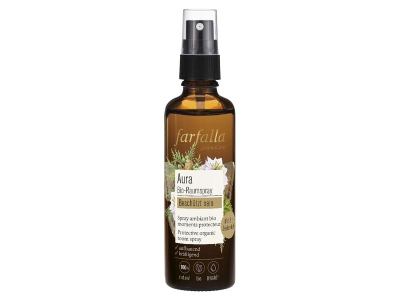 Farfalla Raumspray Aura Schützend 75 ml Herb-frisches, ausgleichendes Raumspray