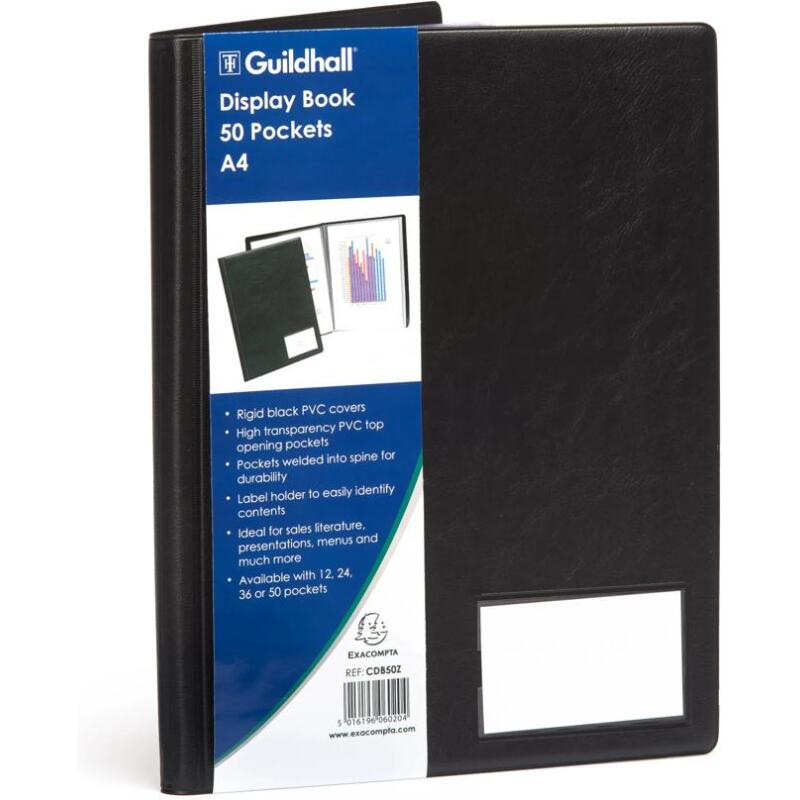 Protège-documents premium PVC Goldline® 50 pochettes - 100 vues - A4