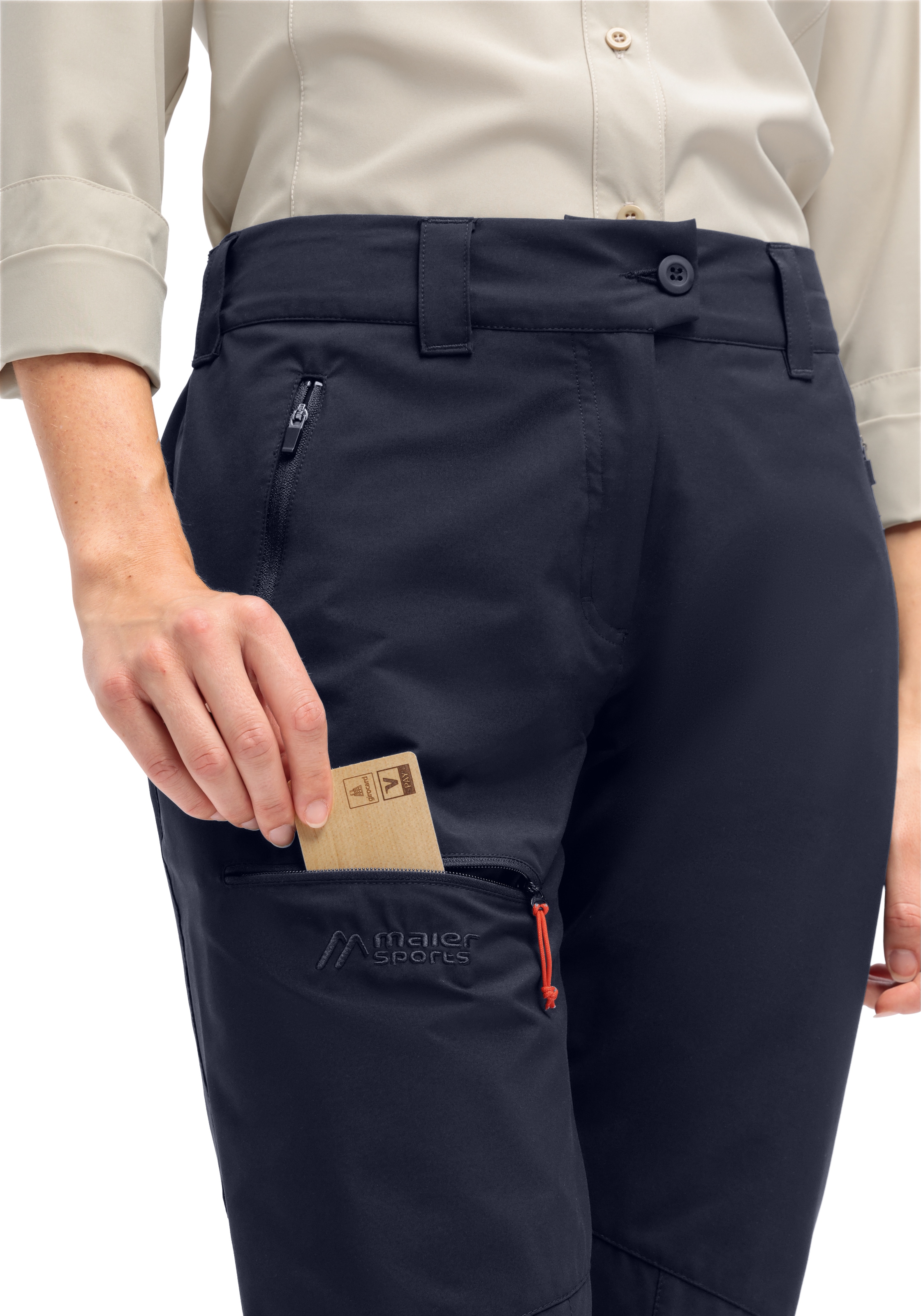 Maier Sports Outdoorhose »Lulaka Loop«  Damen Wanderhose, atmungsaktive Funktionshose, Regular Fit