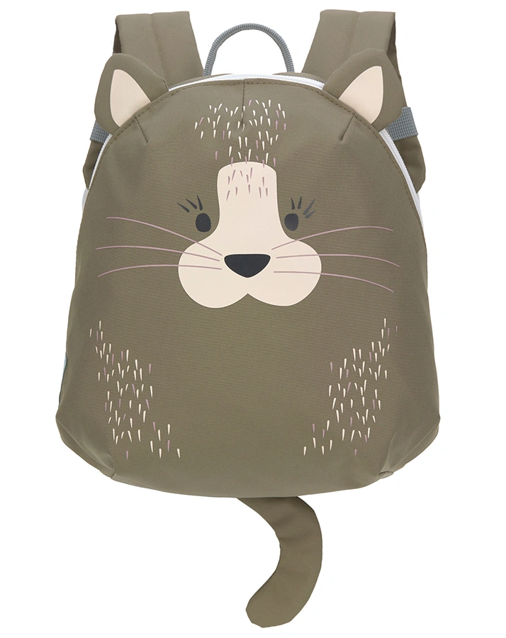 Kinderrucksack ABOUT FRIENDS – CAT (20x9,6x24) in grau