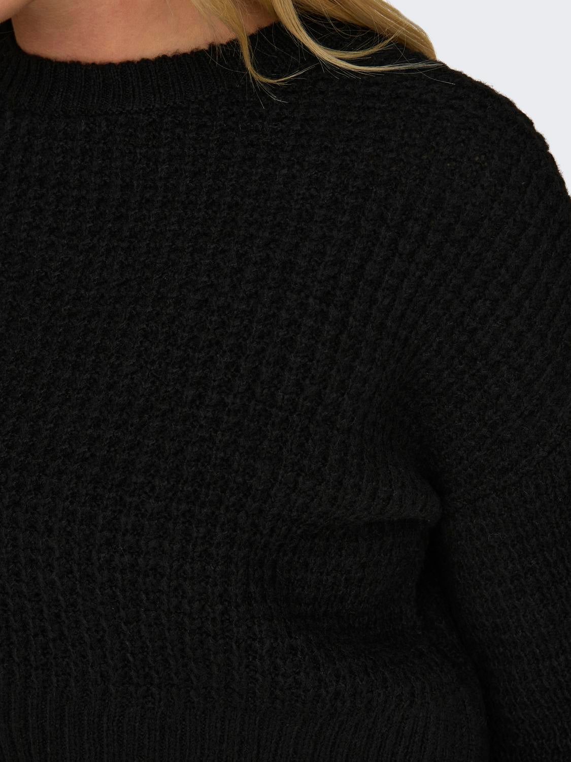 ONLMIKANI Strickpullover Black