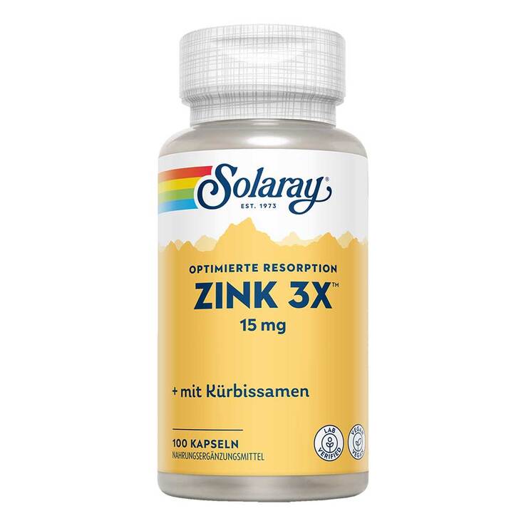 Zink 3X 15 mg Kapseln, 100 St