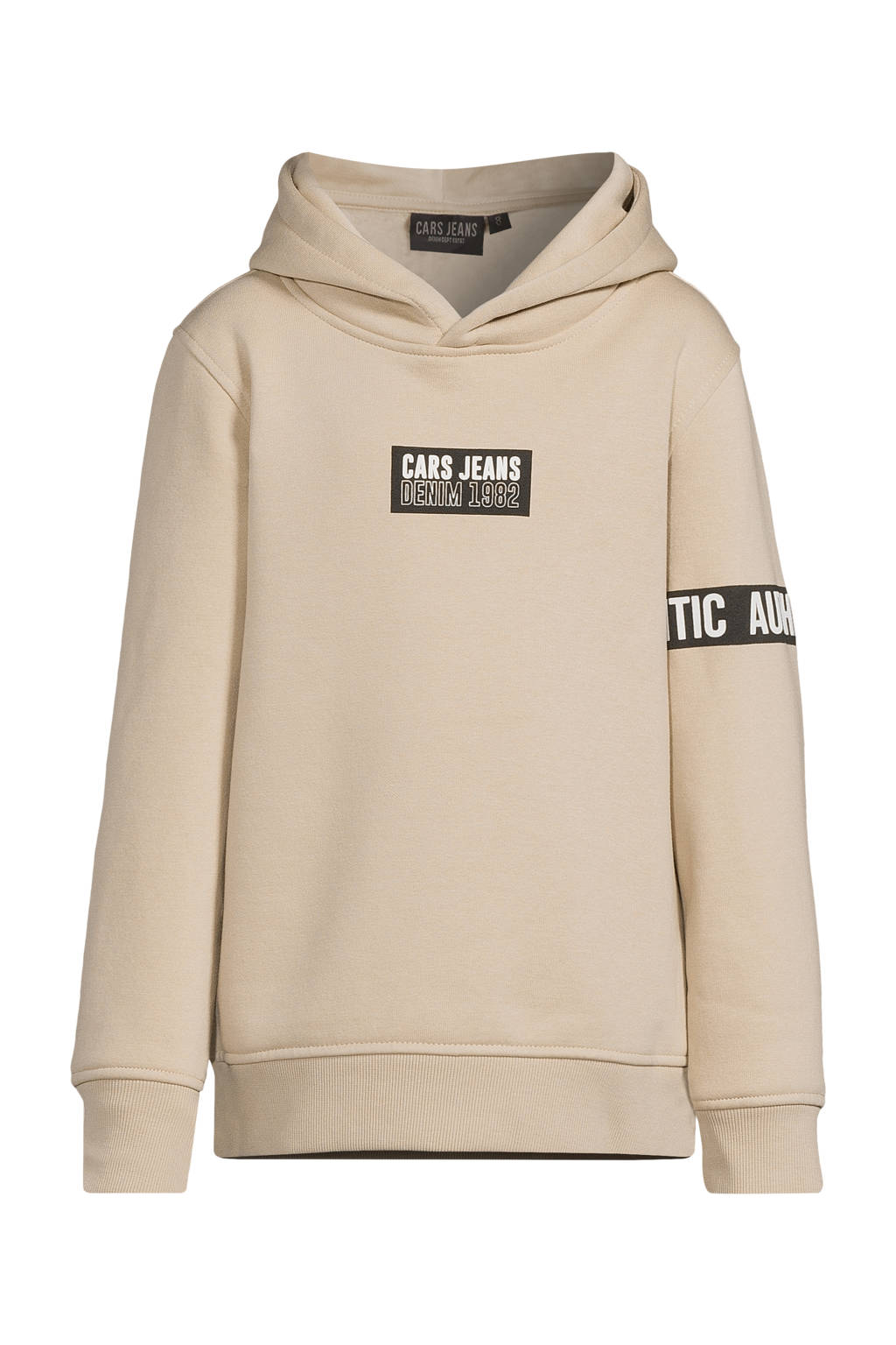Cars hoodie ZLOW met printopdruk lichtzand