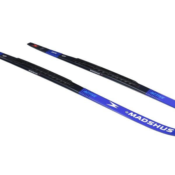 Ski de fond MADSHUS ACTIVE SKIN JR BLACK/BLUE