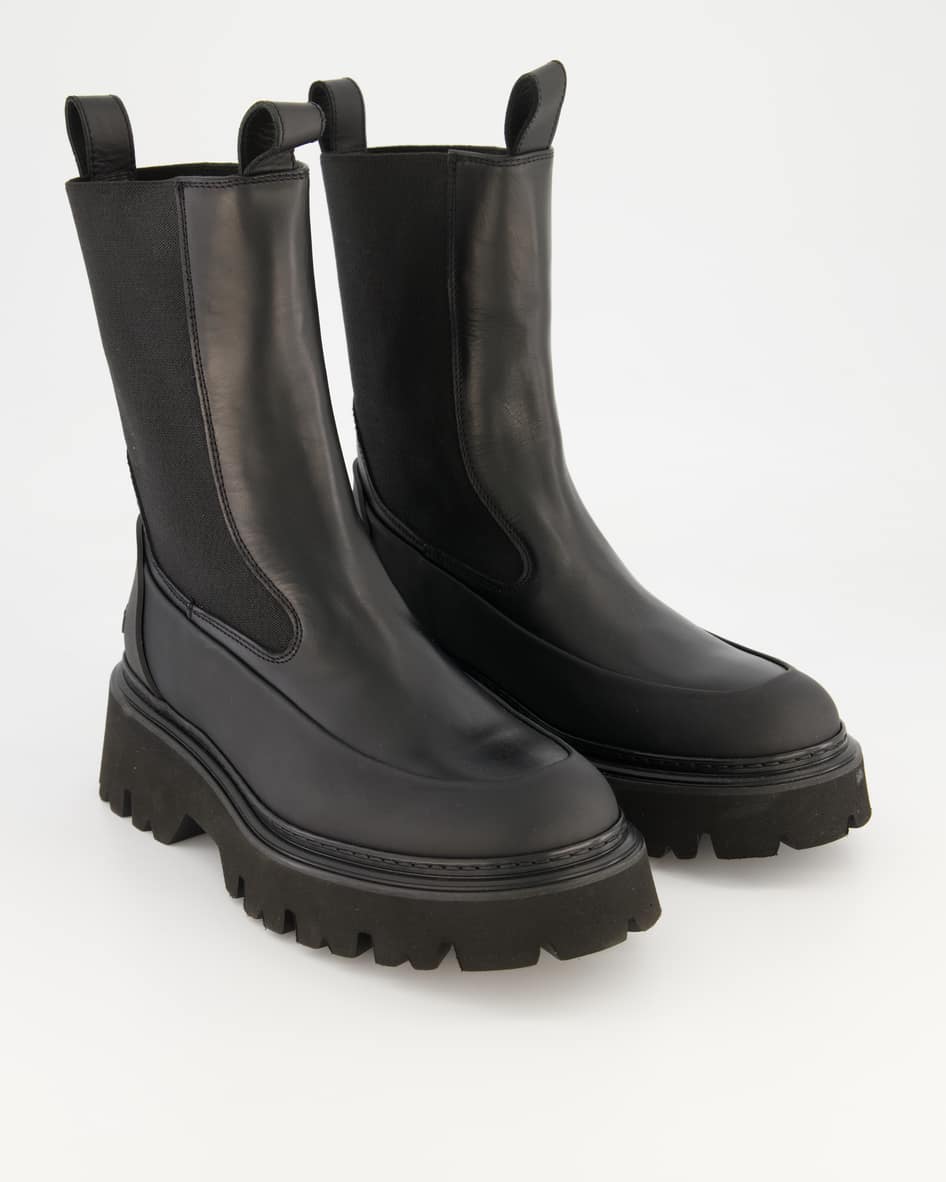 Woolrich Stiefelette Chelsea Boots in Schwarz