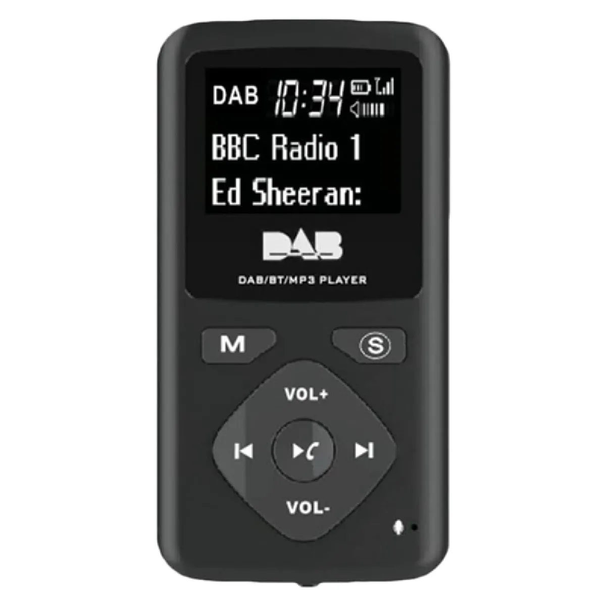 Universal Radio numérique DAB/DAB Bluetooth - Noir