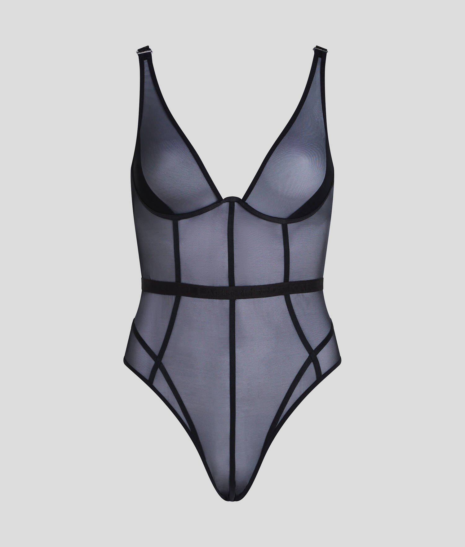 BODY TRANSPARENT À ARMATURES