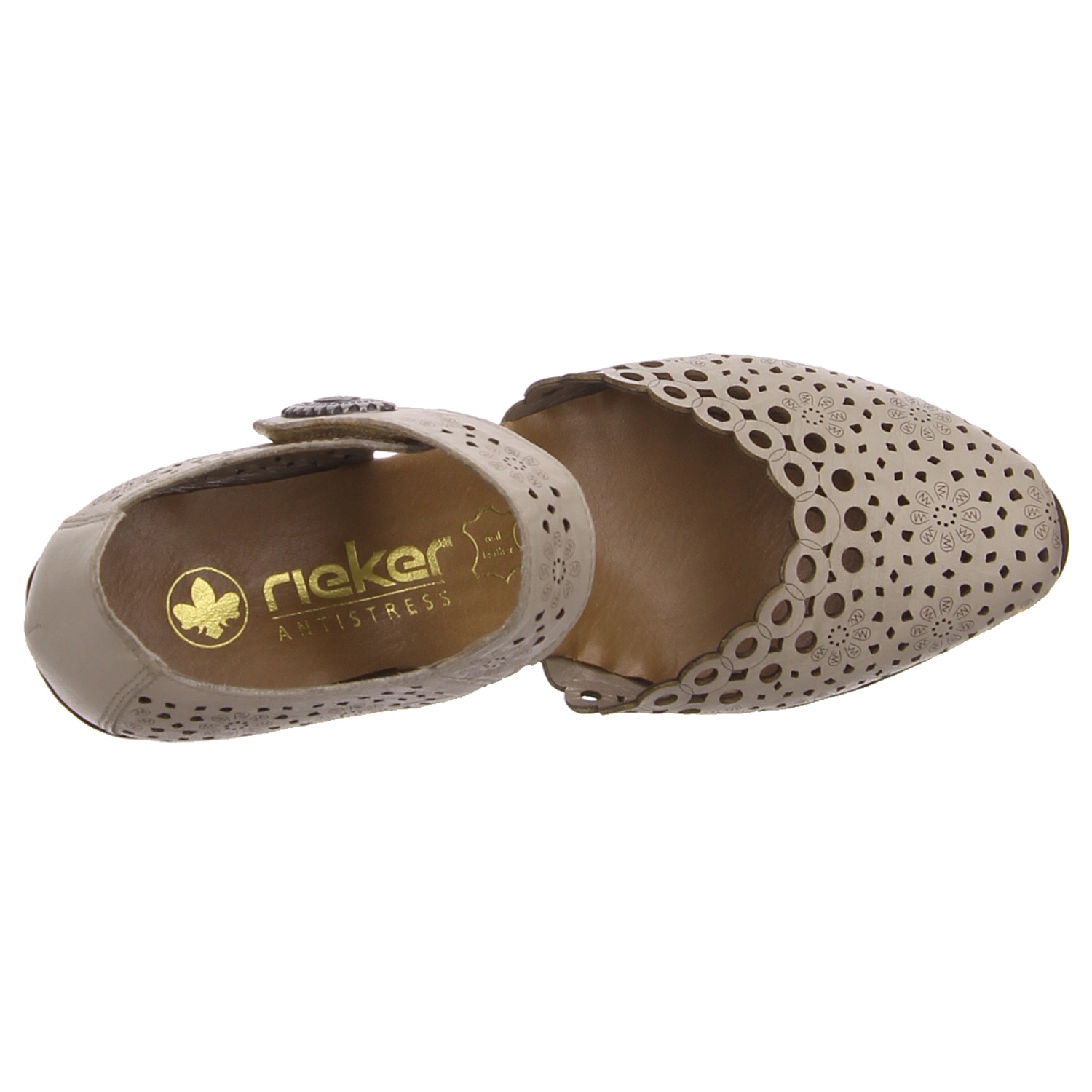 Rieker Spangenschuh beige beige