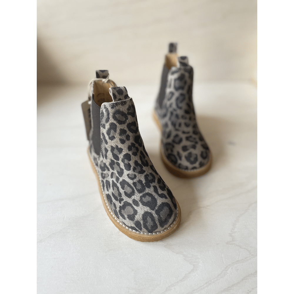 Angulus - Classic Chelsea Boot - Beige Leo Brown