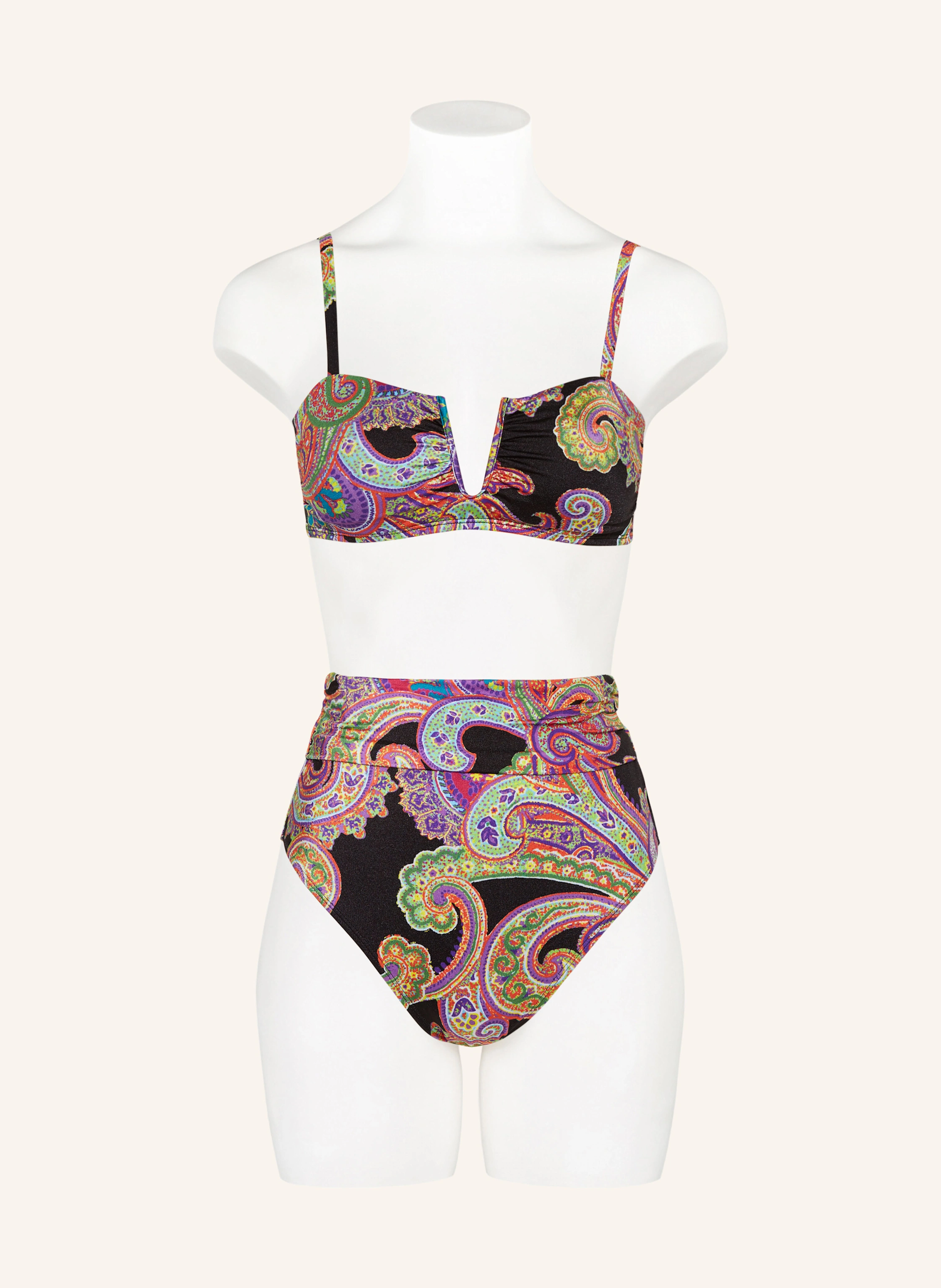 LAUREN RALPH LAUREN Bustier-Bikini-Top BORDADO PAISLEY