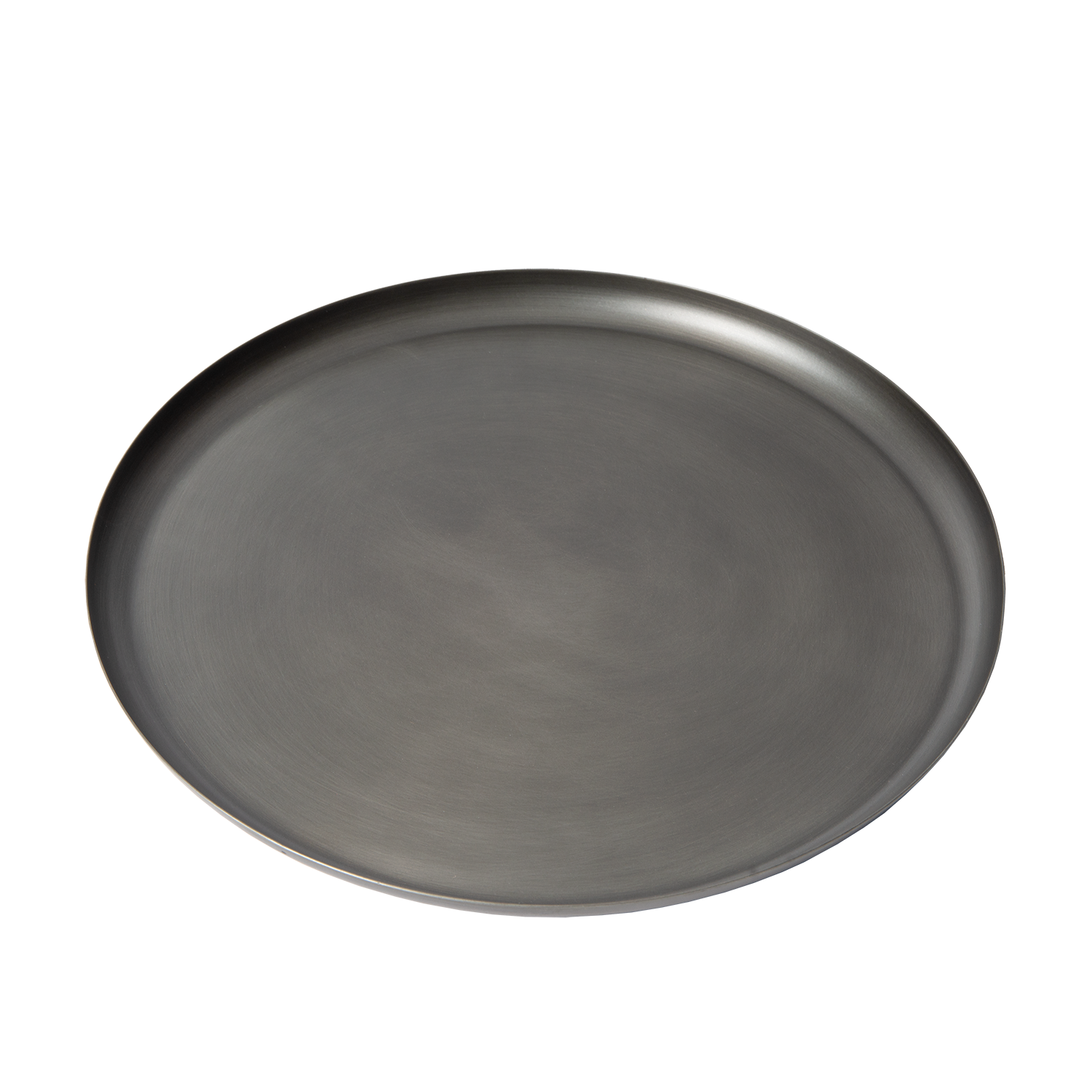Atmooz Eleo Schaal â Ã34 cm â Antique Zink â Metalen Decoratieschaal